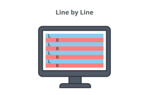 line by line